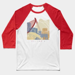 Valencia skyline poster Baseball T-Shirt